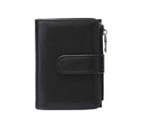 European Retro Short Wallet PU Construction Spacious Interior Blocking Coin Purse Compact Size for Women Retro Cardholder with Pocket Stylish Purse