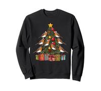 European Robin Bird Christmas Tree Sweatshirt