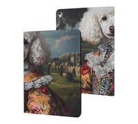 European Royal Court Poodle Dog Funny Tablet Case Compatible with ipad Pro/2016 ipad Pro (9.7in) Personality Protective Cover