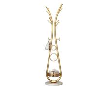 European Simple Floor Coat Rack - Creative Art Hanger, Bedroom Clothes nizer, Stylish Bag Support, Home Decor Stand for Entryway and Living Room