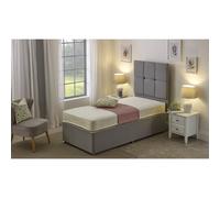 (European Single Mattress - 90cm x 200cm) Double-Sided Open Coil Spring Mattress - 17cm Deep Easy-Clean