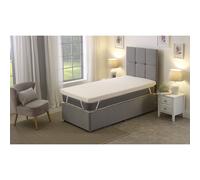 (European Single Mattress - 90cm x 200cm) European Double Memory Foam Mattress Topper - 2.5cm Thick