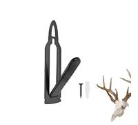 European Skull Mount Hanger, Wall-Mounted Deer Head Hanger with Screws, Home Decoration Bracket, Adjustable Deer Skull Hooks for Dangling Antelope, Cattle, Coyote and Small Game Animals