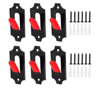 European Skull Mount Hanger with Silicone Protector Skull Mount for Hanging Deer Mule Antelope Coyote and Small Game Animals Indoor Outdoor Home Deco (6pcs)