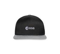 European Space Agency ESA Official Logo Embroidered Snapback Cap Black/Grey