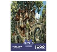 European Streets Jigsaw Puzzles Puzzle for Adults Kids 1000 Pieces Great Gifts Challenge Toy for Educational Games Gifts Eco-friendly Paper Puzzle 38x26cm/1000pcs