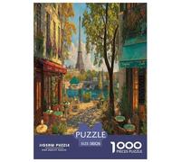 European Streets Jigsaw Puzzles Puzzle for Adults Kids 1000 Pieces Great Gifts Challenge Toy for Educational Games Gifts Eco-friendly Paper Puzzle 38x26cm/1000pcs