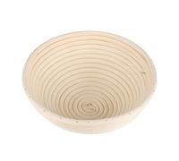European Style Cane Round Bread Dough Rising Rattan Basket Handmade Rattan Proofing Basket for Artisan Bread Bakers Chefs Baking Kitchen Essential 7.09 x 3.54 in (20 * 8cm)