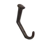 European Style Cast Iron Wall Hook Pastoral Nail Design Practical Entrance Organizer Coat Hat Key Home Decor Black Pastoral Door Hook