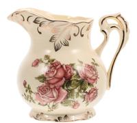 European Style Ceramic Creamer Jug 250ml with Handle for Serving