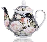 European Style Ceramic Teapot Coffee Pot Water Pot Porcelain Vintage Gift Tea Pot - Moonlight Rose