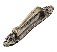 European Style Door Handle 249mm Rust Resistant Finish(Middle and Green) | 178mm size, antique bronze finish, aluminum alloy body, rust resistant, push pull action, cabinet use