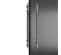 European Style Door Handle Push Pull Bar for Wood Door, Stainless Steel Commercial Door Konb, Glass Door Pulls Including All Install Fitting (Color : Bronze, Size : 120cm(47 1/4")*80cm)