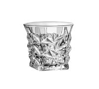 European-style household simple and exquisite carved thick glass beer mug-1st ice drill mug 280ml.