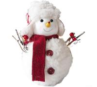 European Style Knitted Snowman Doll Hanging Ornament Made from Foam to Brighten Christmas and Winter Spaces (Medium)