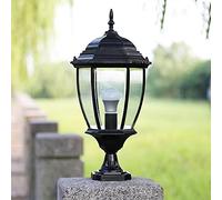 European Style Outdoor Waterproof LED Pillar Light - Contemporary Pledge, Wall Column Lamp with Antirust Aluminum for Villa Lawn Lantern Decor