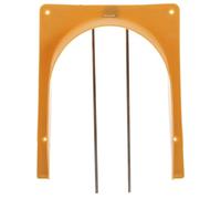 European Style Pigeon Door Plastic Stainless Steel Yellow | One Way Design, Reliable Performance, Bird Cage Racing Entry, Elegant Unique Look