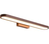 European Style Post-Modern LED Mirror Light - Simple Design, Coffee Color, Waterproof, Anti-Fog, Energy-Saving