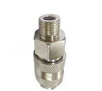 - European Style Quick Connect Air Fitting, Nickel Plated Iron BSPT Male