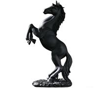 European Style Resin Horse Statue for Home and Office Decor, Resin Sculpture Representing For VICTORY and Success, Handcrafted Artistic Horse Ornament (A)