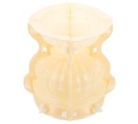 European Style Round Flowerpot DIY Mold Plastic White