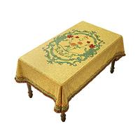 European-Style Table Cloth Dining Table Table Cloth Tea Table Cloth American Style Living Room Rectangular Cover Cloth(110 * 110cm)