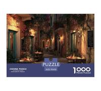 European Style Town Jigsaw Puzzles for Adult Educational Game The Impossible Challenge 1000 Pieces Difficult Hard Jigsaw Puzzles for Man And Woman with Letters on Back 70x50cm/1000pcs