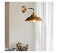 European Style Wall Light White Ceramic Old Brass E27 Bulb Home Art Deco for Hotel Living Room Bedroom Restaurant,Versatile Wall lamp