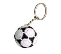 European Styles Football Sturdy Imitation Leather Keychain Souvenir Pendant Decoration for Fan and Collectors Wear