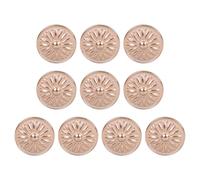 European Styles Round Cabinet Pull Solids Drawer Handle Kitchen Cabinet Knob for Wardrobe Dresser Smooth Grip Drawer Pull