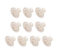 European Styles Round Cabinet Pull Solids Drawer Handle Kitchen Cabinet Knob for Wardrobe Dresser Smooth Grip Drawer Pull