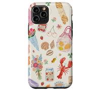 European Summer Girly Preppy Coastal Bow Beachy Collage Case for iPhone 11 Pro