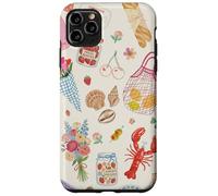 European Summer Girly Preppy Coastal Bow Beachy Collage Case for iPhone 11 Pro Max