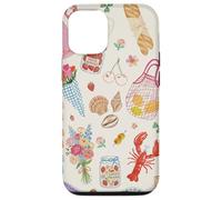 European Summer Girly Preppy Coastal Bow Beachy Collage Case for iPhone 12/12 Pro