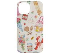 European Summer Girly Preppy Coastal Bow Beachy Collage Case for iPhone 14