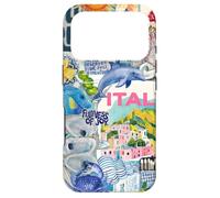 European Summer Italy Coastal Sea Shells Oyster & Lemon Case for iPhone 17 Pro