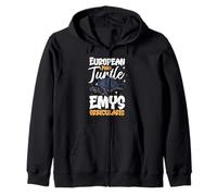 European Swamp Turtle Zip Hoodie