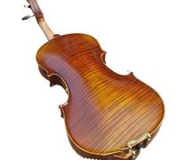 European Timber Italian Varnish Handmade Violin 4/4 3/4 1/8 1/2 1/4Professional Violin Case Bow Strings (Color : 4/4)