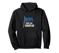 European Union Euro Pride EU Flag Stars Pullover Hoodie