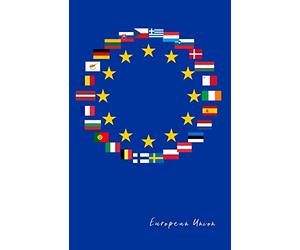 European Union: Flag Notebook, Travel Journal to write in, College Ruled Journey Diary