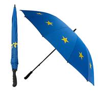 European Union Flag Umbrella | Extra Large EU Golf Umbrella Windproof and Rainproof | Europe Umbrella | Europe Flag Umbrella | Europe Golf Umbrellas for Men & Women | Windproof Strong EU Umbrellas