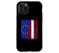 European Union Latvia Half Flag EU Latvian Heritage Case for iPhone 11 Pro