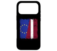 European Union Latvia Half Flag EU Latvian Heritage Case for iPhone 17 Pro Max