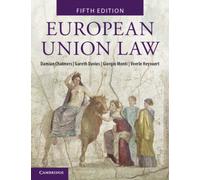 European Union Law Text and Materials by Damian Chalmers (Paperback Book)