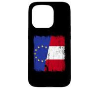 European Union Peru Half Flag EU Peruvian Heritage Jersey Case for iPhone 15 Pro
