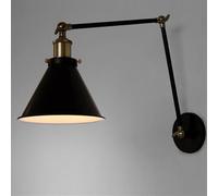 European wall light Mechanical Hand Northern Europe Small Wall Lamp E27 V-intage Industrial Wall Light Loft - Swing Arm Sconce Balcony Stair Porch Restaurant Bar Bedroom Wall Light Home Light Bl,Ener