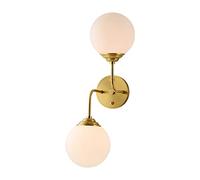 European Wall Light Modern Minimalist Bedroom Light ng Room Full Copper Wall Lamp - Single Double Head Aisle Glass Wall onces G9 Light Source Wall Light Fixtures,ng