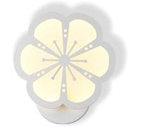 European Wall Light - Modern Sconce Girl Wall Lamp Plum Blossom Acrylic Lights Cold Light Warm Neutral Embedded System White LED Iron Bracket Lighting Lamp