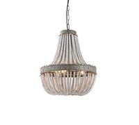 European Wood Bead Chandeliers,Ceiling Light,Decorative Lamps,During Lighting,Retro Chandeliers,Ceiling Light,Livingroom Dining Room Stairway Lounge Bar Café Club-Vintage to Make Old c