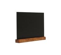 EUROPEL Chalkboard Sign Desktop A5 Portrait, Pine Wood Base with Matt Black Finish, Double Sided, for Water Based Marker, for Restaurant, Hotel, Conference, Festivals, Food Truck, Counter
